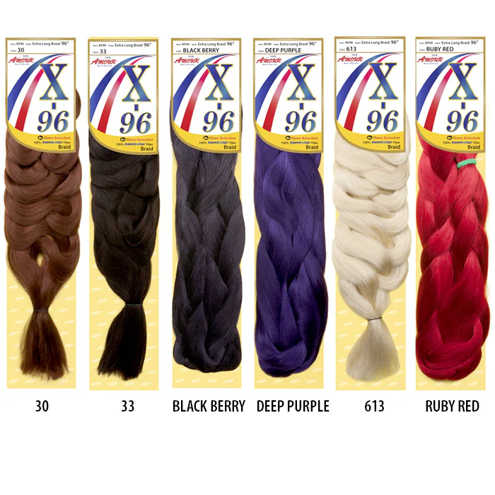 Amour X-96 100% Kanekalon Crochet Braid - EXTRA LONG 96" - Image 4