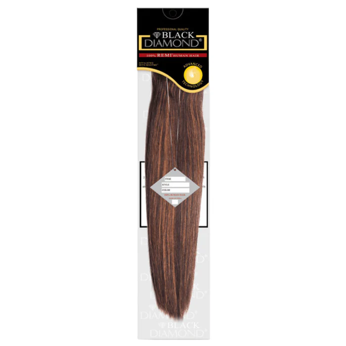 Black Diamond 100% Human Hair Weave - NATURAL PERM / NATURAL TEXTURE YAKI 10/12/14/18" (Machine-Tied) - Image 2