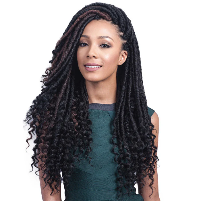 Bobbi Boss African Roots Pre-Looped Crochet Braids - BOMBA FAUX LOCS SOUL GODDESS 20" - Image 3