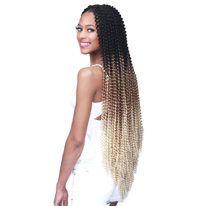 Bobbi Boss Brazilian Pre-Looped Crochet Braids - SOFT WATER WAVE 3X 26" - Image 3