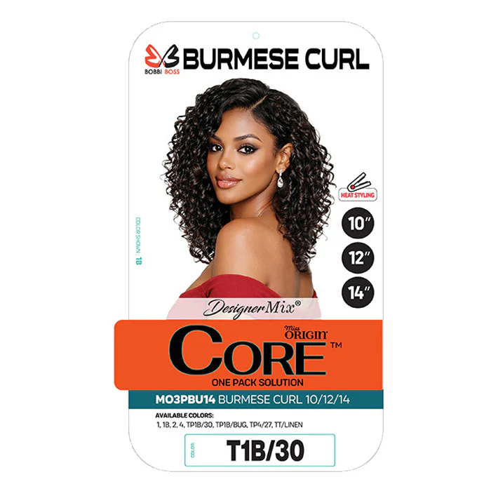 Bobbi Boss Hair Miss Origin Core Multipack Weave - BURMESE CURL 10"/12"/14" - Image 3