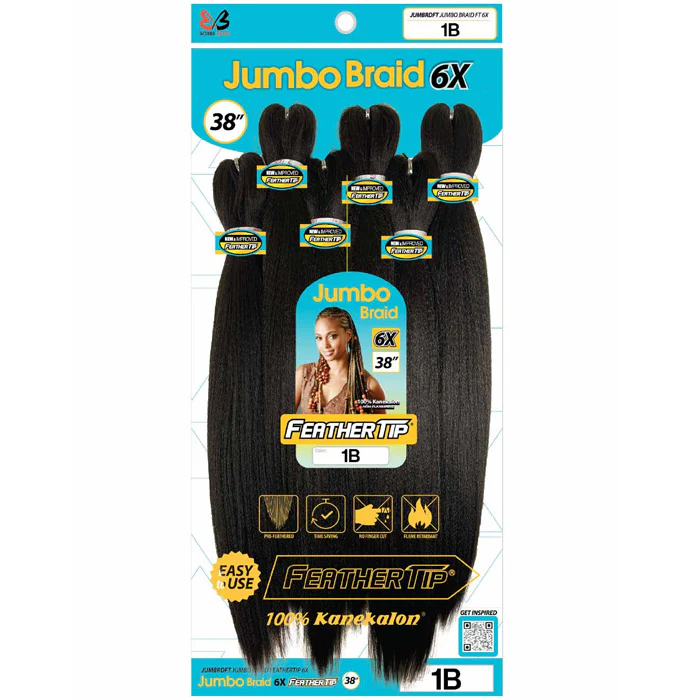 Bobbi Boss Jumbo Braid - 6X FEATHER TIP 38" - Image 3