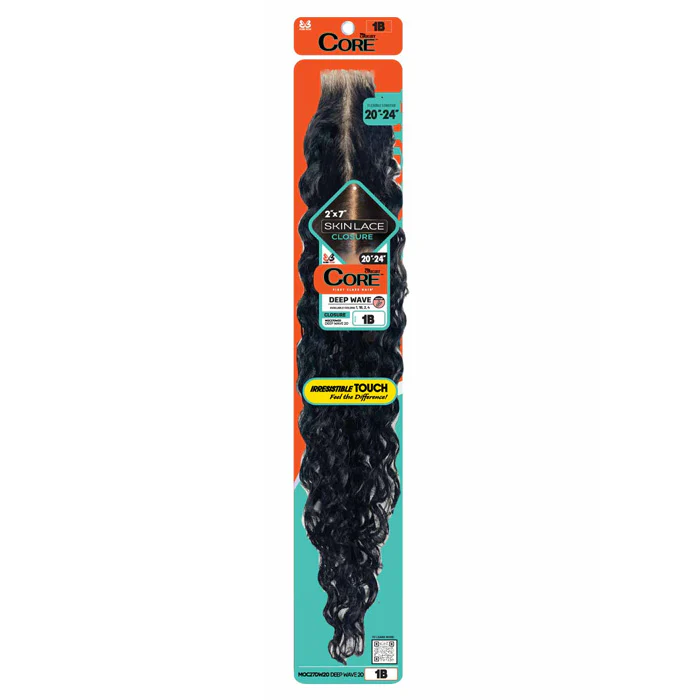 Bobbi Boss Miss Origin Core 2x7 Skin Lace Closure - DEEP WAVE 10/20" - Image 4