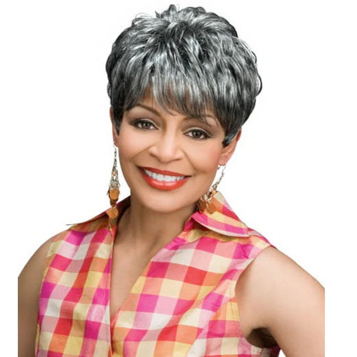 Foxy Silver Full Wig - LONDON
