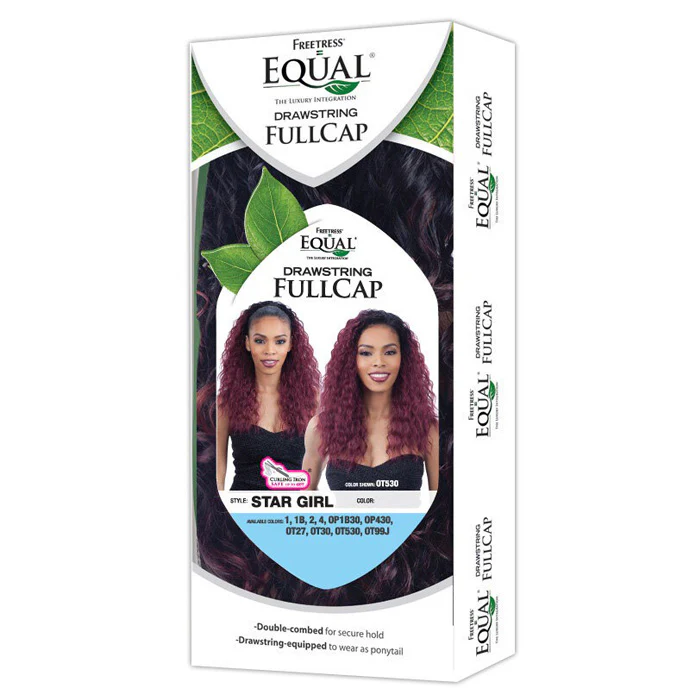 Freetress Equal Drawstring Fullcap Half Wig - STAR GIRL - Image 3