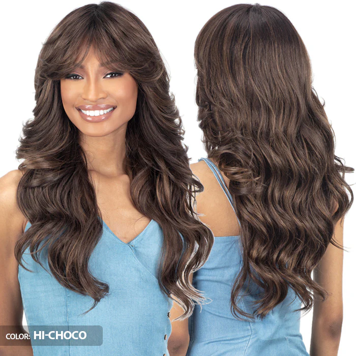 Freetress Equal Lite Full Wig - 013 - Curtain Bang - Image 5