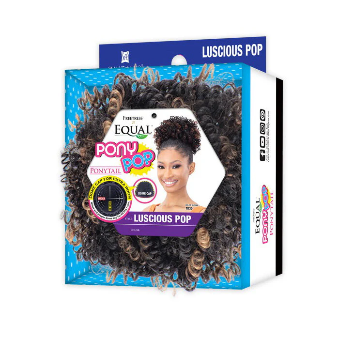 Freetress Equal Pony Pop Synthetic Ponytail - LUSCIOUS POP - Image 3