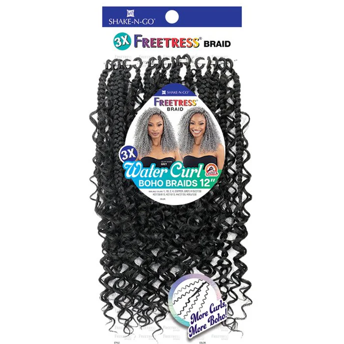Freetress Pre-Looped Crochet Braid - 3X WATER CURL BOHO BRAIDS 12" - Image 3