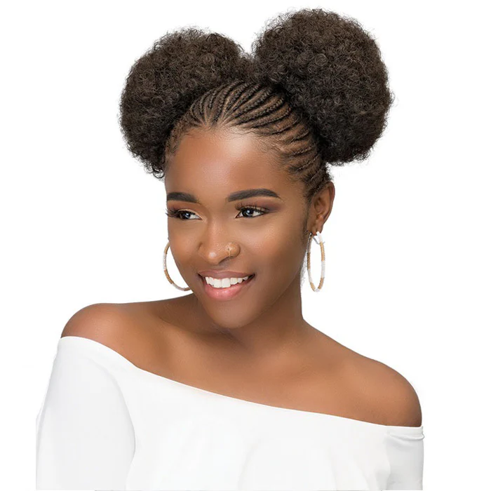 Janet Collection Drawstring Ponytail - AFRO PUFF 2 pcs - Image 2