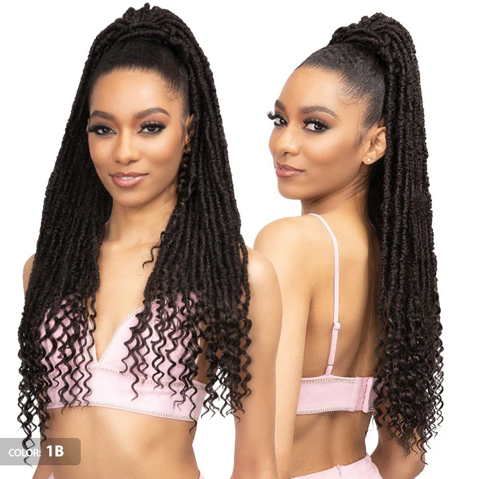 Janet Collection Remy Illusion Braid Ponytail - TAMPA - Image 4