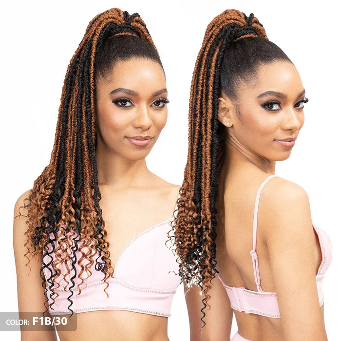 Janet Collection Remy Illusion Braid Ponytail - TAMPA - Image 5