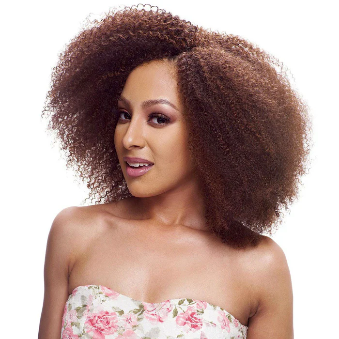 Janet Collection Retro Glam & Vibe 100% Natural Virgin Human Hair Weave - 4B CRIMPY KINKY WVG 10-18" - Image 2