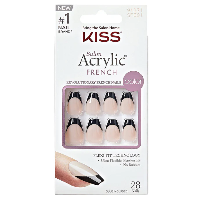 Kiss Salon Acrylic French Press-On Nails