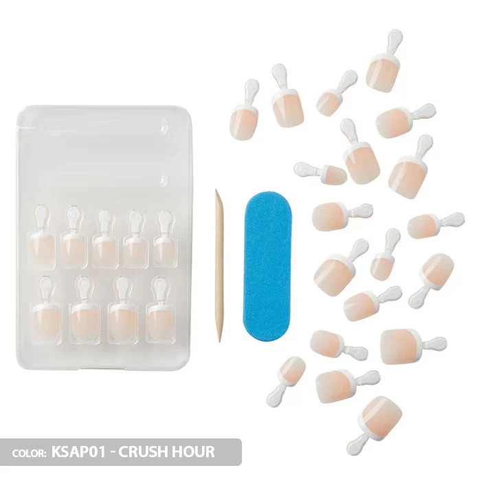Kiss Salon Acrylic French Press-On Nails - 28 PCS - Image 3