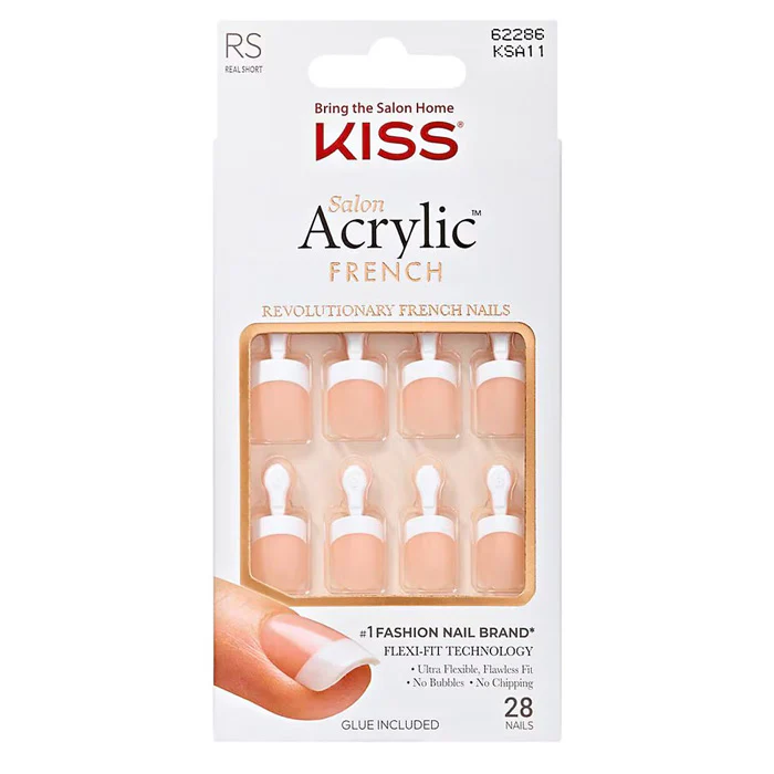 Kiss Salon Acrylic French Press-On Nails - 28 PCS - Image 9