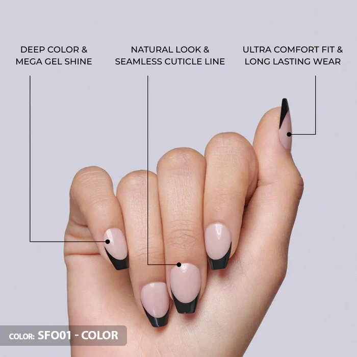 Kiss Salon Acrylic French Press-On Nails - Image 7