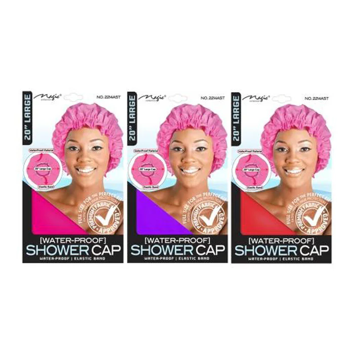Magic Collection Water Proof SHOWER CAP LARGE - Image 2