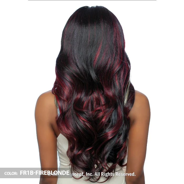 Mane Concept Brown Sugar Skinbond Lace Human Hair Style Mix HD 13x2x6 Lace Part Wig - BSSB220 13x2x6 LACE CUT 01 - Image 4