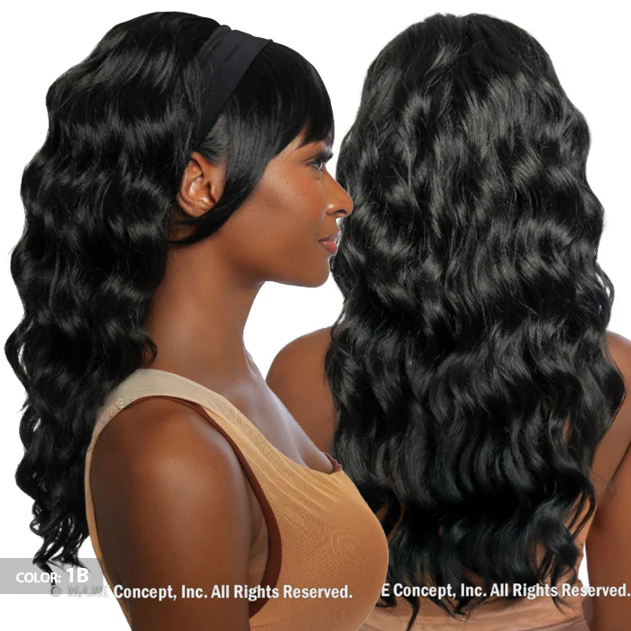 Mane Concept Brown Sugar SwitchUp Headband Wig Split Bang - BSSU104 SWITCH UP 04 - Image 3