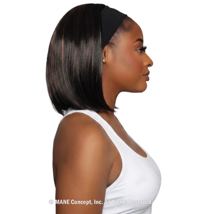 Mane Concept Brown Sugar SwitchUp Human Hair Style Mix Glueless Half Wig Detachable Bang- BSSU105 SWITCH UP 05 - Image 3