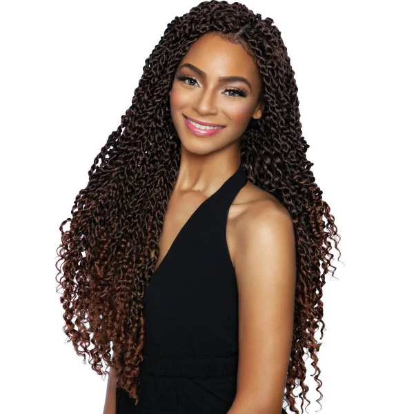 Mane Concept Caribbean Crochet Braid - CB1806 WATER WAVE 18" - Image 2