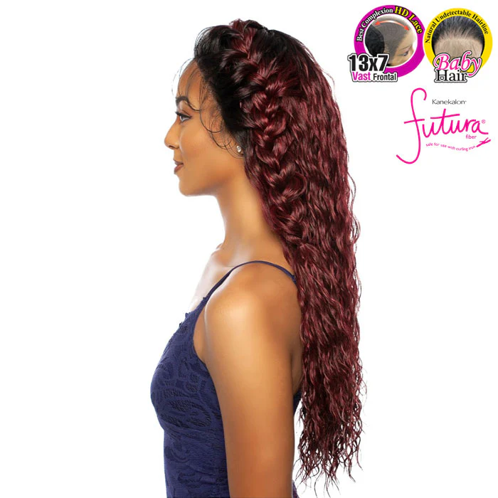 Mane Concept Red Carpet Synthetic 13x7 HD Lace Front Wig - RCHL210 SUNNY - Image 3