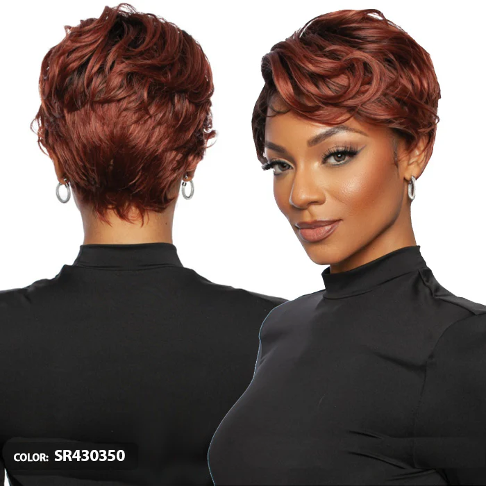 Mane Concept Red Carpet Glueless 4" Deep Parting HD Mature Slay Lace Front Wig - RCMS282 AQUA - Image 2