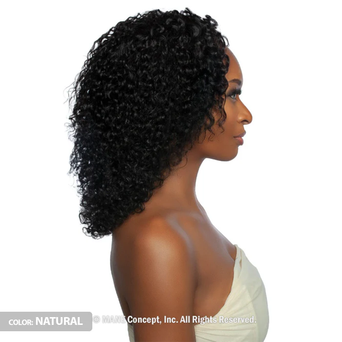 Mane Concept Trill 100% Unprocessed Human Hair Versatile Half Wig - TRHW202 DEEP WAVE 18" - Image 4