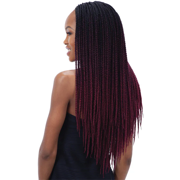 Mayde Beauty Pre-Looped Crochet Braid - 6X BOX BRAID (14-20 Inch) - Image 2