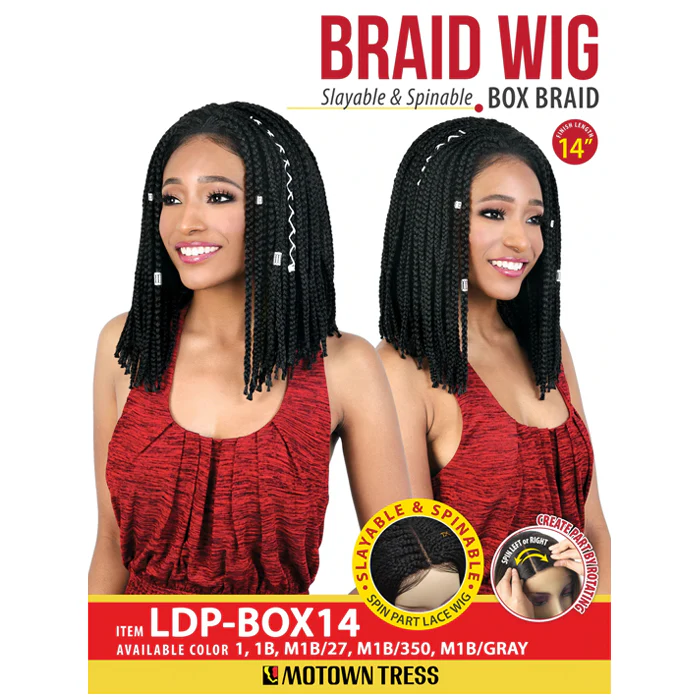 Motown Tress Braid Slayable & Spinable Part Lace Wig - LDP-BOX14 - Image 5