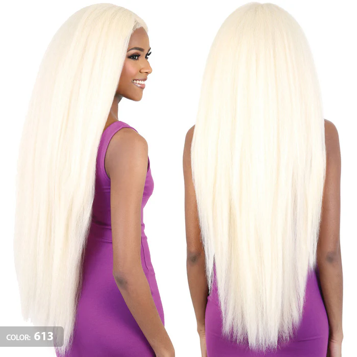 Motown Tress Glam Touch Human Hair Blend Glueless HD Lace Deep Part Wig - HBL BLOW - Image 3