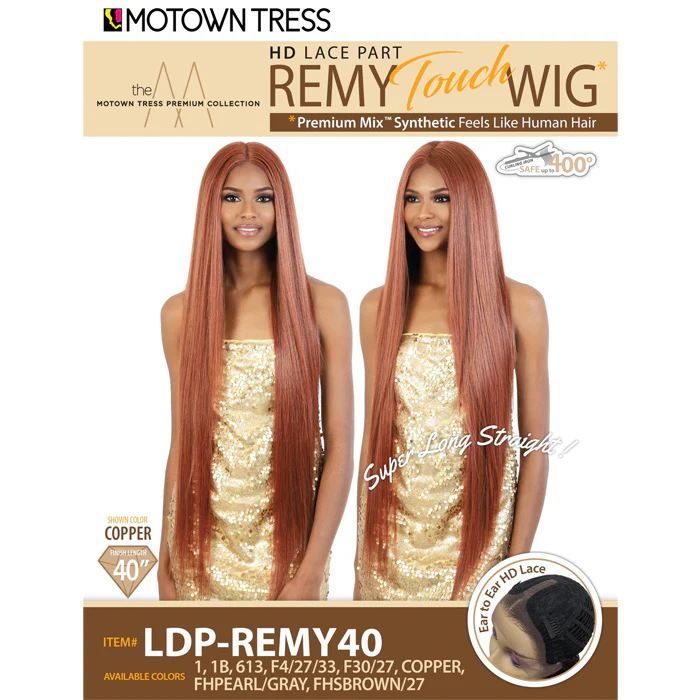 Motown Tress Remy Touch HD Deep Part Lace Wig - LDP-REMY 40 - Image 7