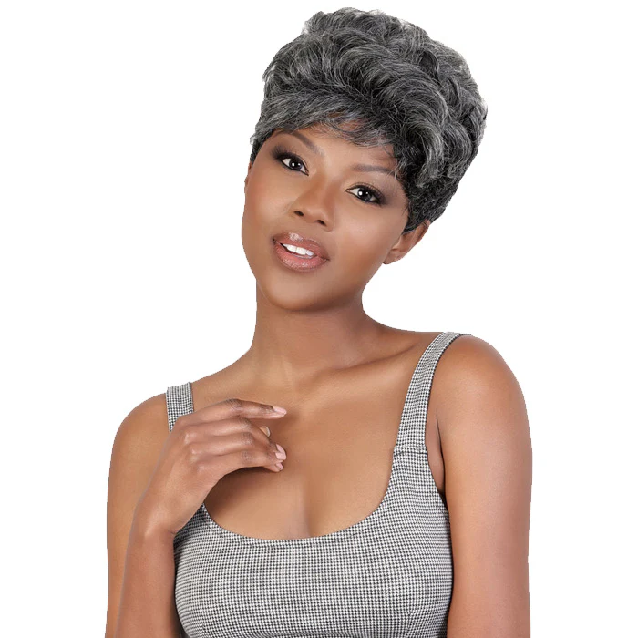 Motown Tress Silver Collection 100% Human Hair Full Wig - SVH.MAKI