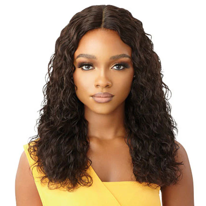 Outre 100% Unprocessed Human Hair Lace Part Wig - DEEP CURL 20
