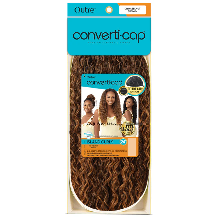 Outre Converti Cap Wet & Wavy Style Half Wig - ISLAND CURLS - Image 6