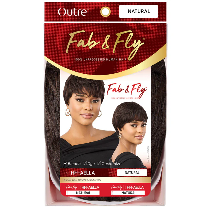Outre Fab & Fly 100% Unprocessed Human Hair Full Wig - HH-AELLA - Image 4