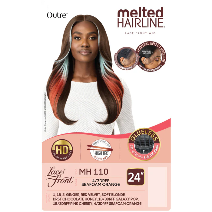 Outre Melted Hairline Glueless HD Lace Front Wig - MH 110 - Image 4