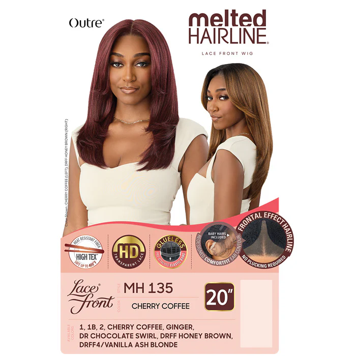 Outre Melted Hairline Glueless HD Lace Part Front Wig - MH 135 - Image 5