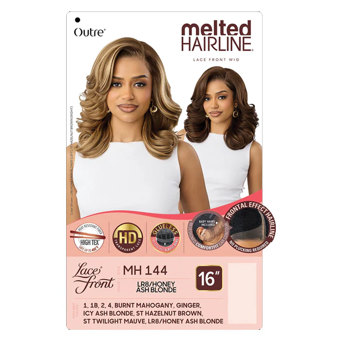 Outre Melted Hairline Glueless HD Lace Part Front Wig - MH 144 - Image 6
