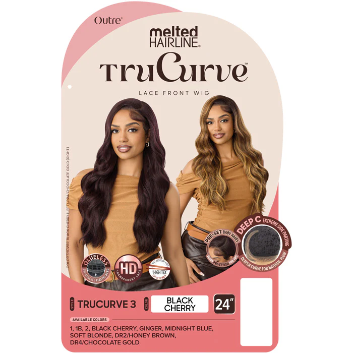 Outre Melted Hairline Trucurve Glueless HD Deep C-Part Lace Wig - TRUCURVE 3 - Image 5