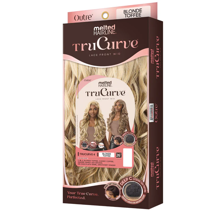 Outre Melted Hairline Trucurve Glueless HD Deep C-Part Lace Wig - TRUCURVE 4 - Image 4