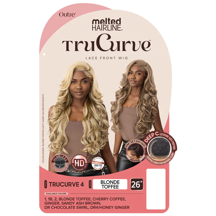 Outre Melted Hairline Trucurve Glueless HD Deep C-Part Lace Wig - TRUCURVE 4 - Image 5