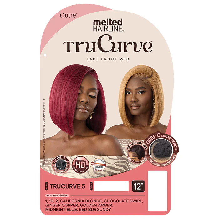 Outre Melted Hairline Trucurve Glueless HD Deep C-Part Lace Wig - TRUCURVE 5 - Image 4