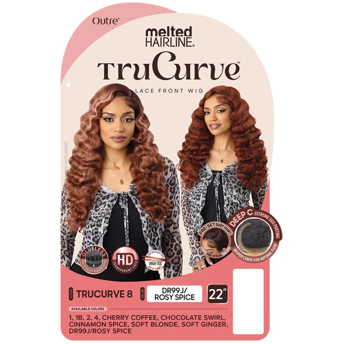 Outre Melted Hairline Trucurve Glueless HD Deep C-Part Lace Wig - TRUCURVE 8 - Image 6