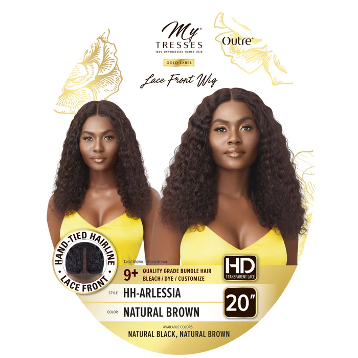 Outre My Tresses Gold Label 100% Unprocessed Human Hair HD Lace Front Wig - ARLESSIA - Image 5