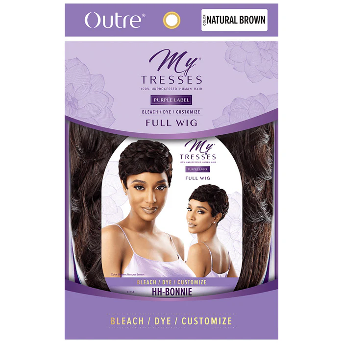 Outre MyTresses Purple Label Unprocessed Human Hair Full Wig HH - BONNIE - Image 6