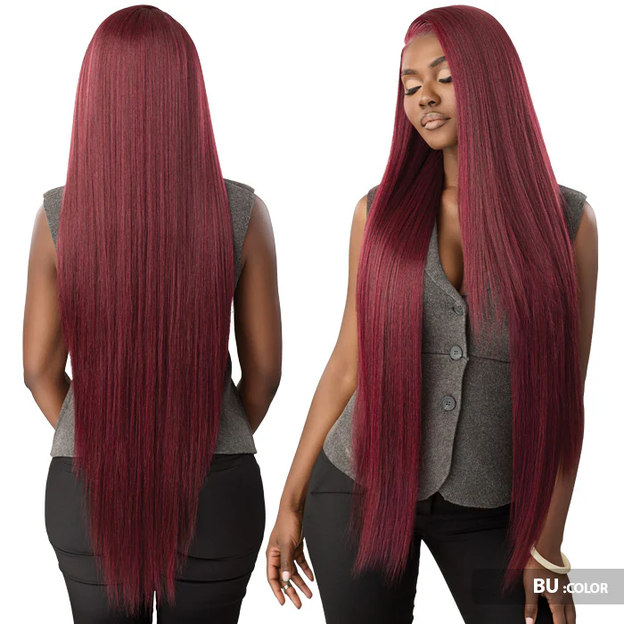 Outre Perfect Hairline Nueblend Human Hair Blend Glueless Flex-Lace 13x6 Lace Frontal Wig - HHB-STRAIGHT 40" - Image 3