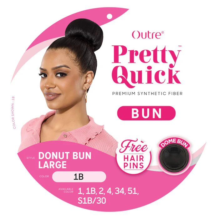 Outre Pretty Quick Bun Dome - DONUT BUN LARGE - Image 4