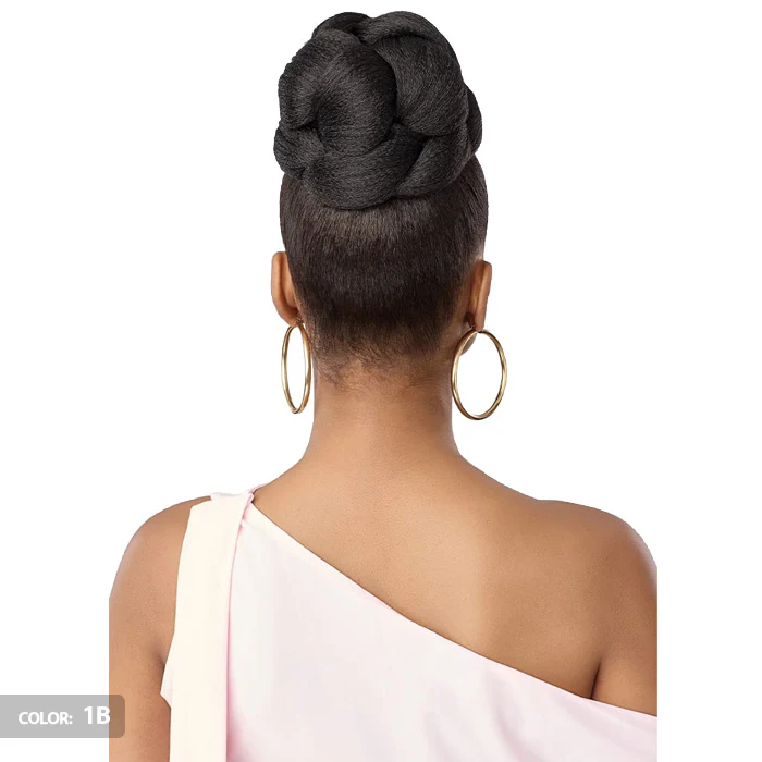 Outre Pretty Quick Bun Hair Piece - JUMBO BRAIDED BUN - Image 4