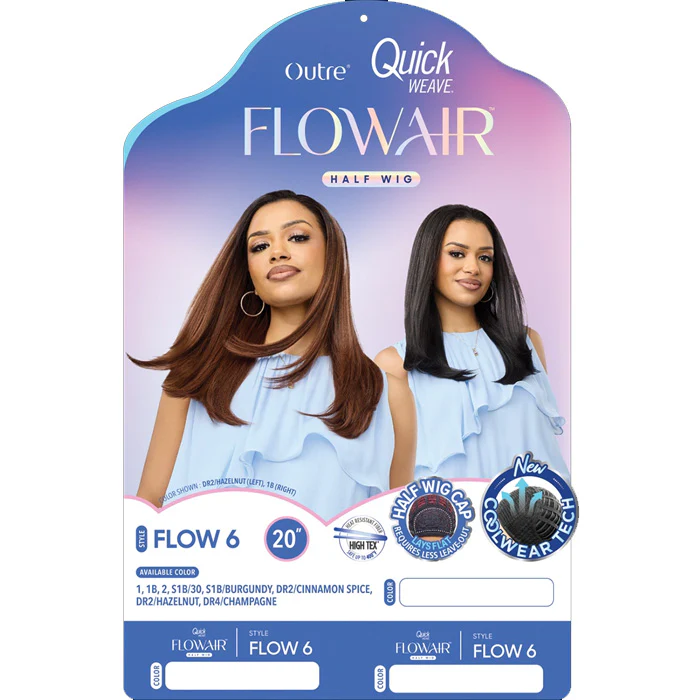 Outre Quick Weave Flow Air Half Wig - FLOW 6 - Image 6